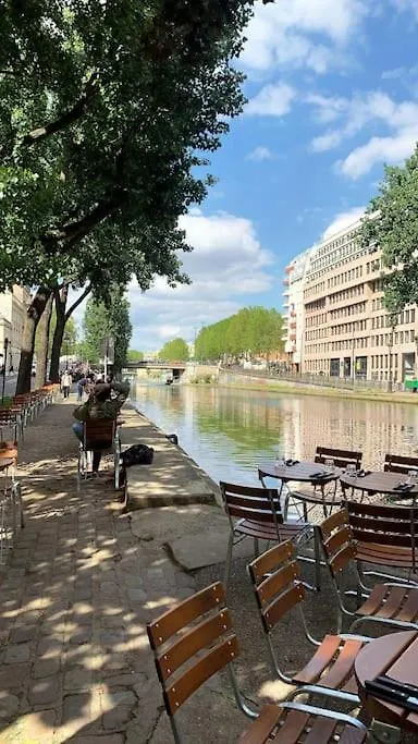 Apartament Full House Canal Saint-Martin Paryż Francja